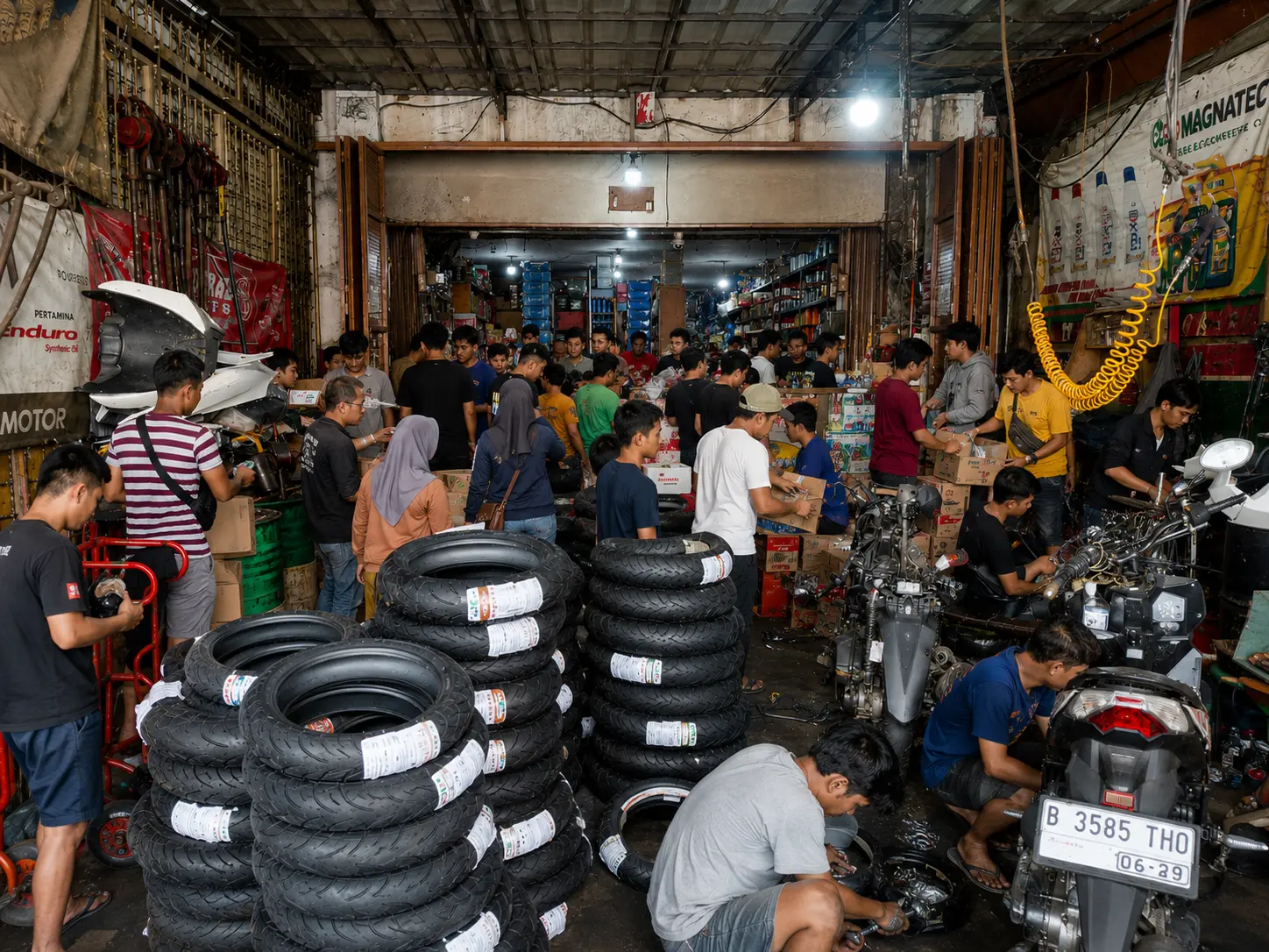 Gudang dan toko sparepart Henz Motor Parts